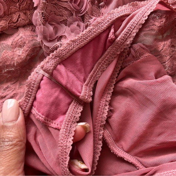 NWOT 2 Haute 2 Handle rosette bodysuit by Intimately Free People in size large - Picture 7 of 7